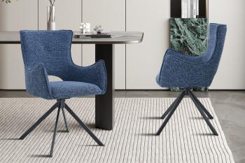 Eetkamerstoel Lucy blauw