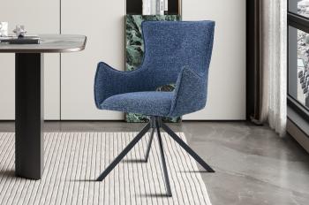 Eetkamerstoel Lucy blauw