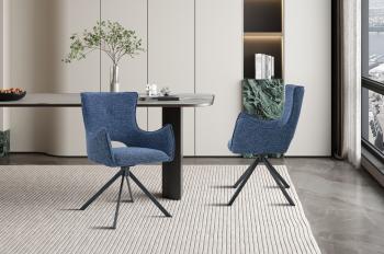 Eetkamerstoel Lucy blauw