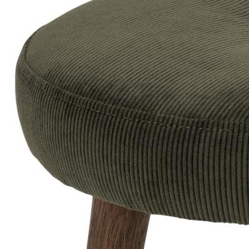 Hocker beige houten poten