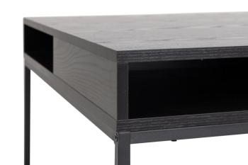 salontafel vierkant zwart 80 cm