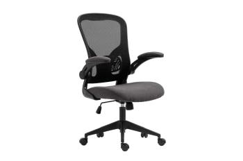bureau stoel grijs zwart onderstel