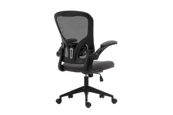 bureau stoel grijs zwart onderstel