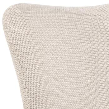 Lara stoel beige met armleuningen