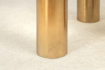 bijzettafel abstract marshal goud zwart 37 cm