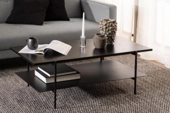 Angie salontafel zwart essen 115 cm