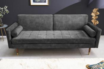 lounge slaapbank grijs 196 cm