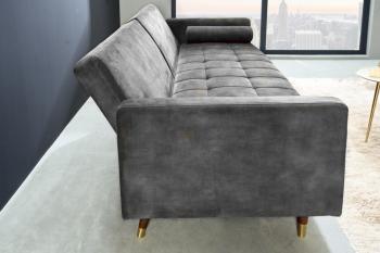 lounge slaapbank grijs 196 cm