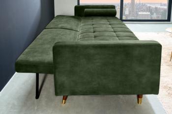 lounge slaapbank groen 196 cm