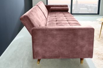 lounge slaapbank roze 196 cm