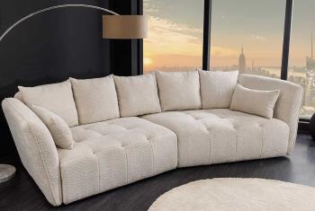 Bankstel royaal champagne beige 295 cm