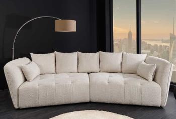 Bankstel royaal champagne beige 295 cm