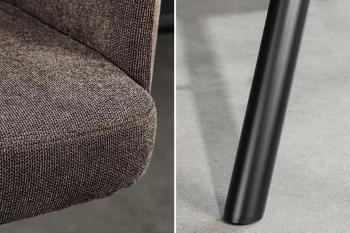 Barkruk taupebruin draaibaar