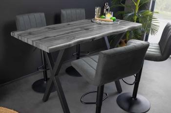 Bartafel grijs eiken kleur 120 cm