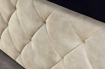 Bedombouw grijs fluweel 190x220 cm