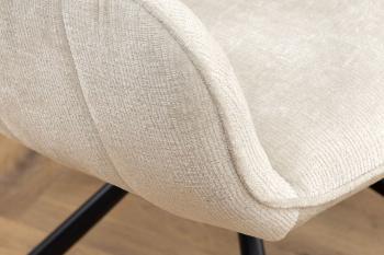 Eetkamer stoel beige draaibaar