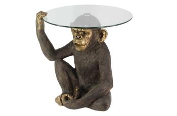 Bijzettafel set zwart marmerlook