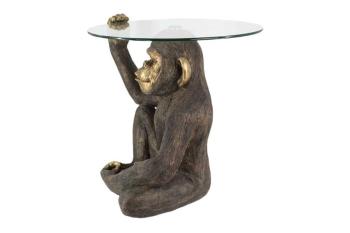 Bijzettafel set zwart marmerlook