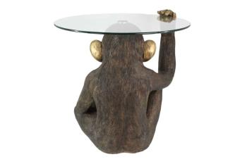 Bijzettafel set zwart marmerlook