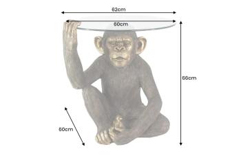 Bijzettafel set zwart marmerlook