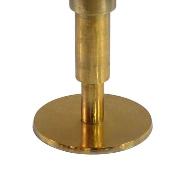 Bijzettafel goud zwart marmer 37 cm