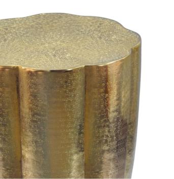 Bijzettafel rond goud 41 cm