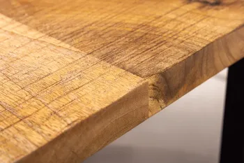 Bijzettafel mangohout naturel bruin