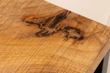 Bijzettafel mangohout naturel bruin