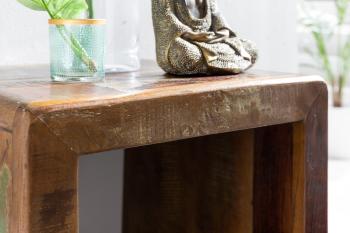 Bijzettafel recycled mangohout