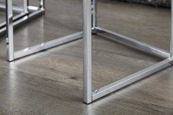 bijzettafel set glans wit