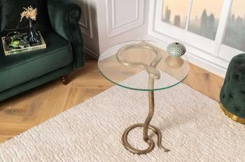 Bijzettafel slang koper 45 cm