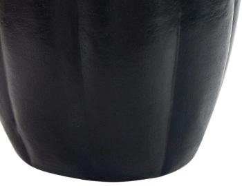 ronde bijzettafel zwart aluminium 41 cm