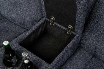 Bioscoop Hoekbank Grijs 270 cm 5-zits