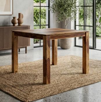 bistro tafel massief hout sheesham 80 cm
