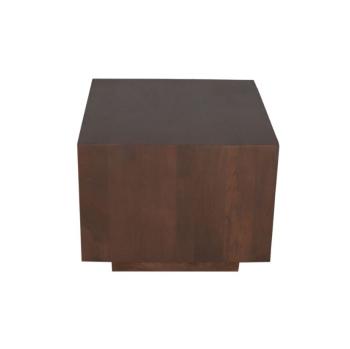 Blok salontafel walnoot bruin 56cm