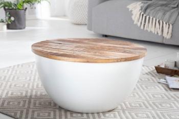 ronde salontafel Bowl wit 60 cm