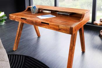 Bureau acaciahout bruin 100 cm