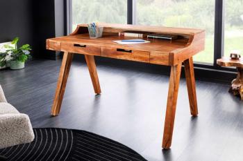 Bureau acaciahout bruin 100 cm