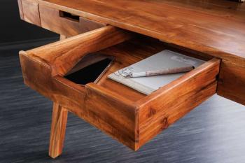 Bureau acaciahout bruin 100 cm