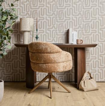 Bureau warm bruin mangohout 150 cm