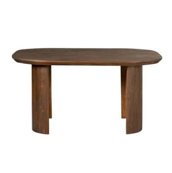 Bureau warm bruin mangohout 150 cm