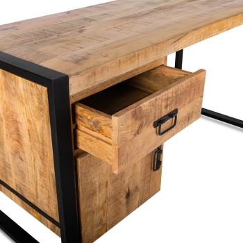 bureau mangohout 145 cm