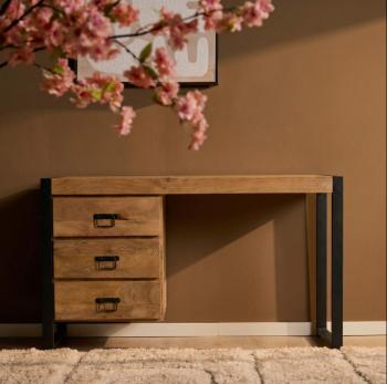 Bureau mangohout 145 cm