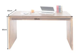 bureau sheesham hout 120 cm