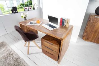 bureau sheesham hout 120 cm