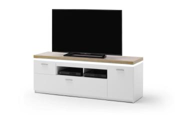 TV-meubel mat wit 156 cm