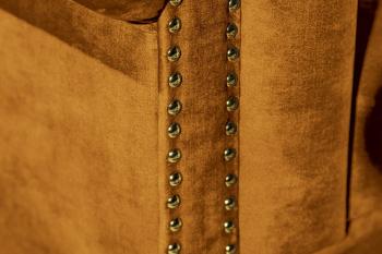 3-zits bankstel chesterfield geel fluweel 205 cm