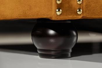 3-zits bankstel chesterfield geel fluweel 205 cm