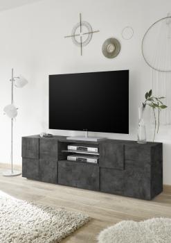 donkergrijs tv meubel 181 cm