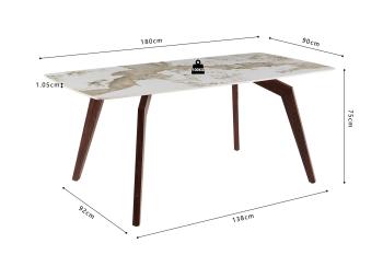 ovale eetkamertafel pandora keramiek 180 cm